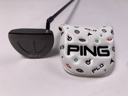 Ping PLD Milled Oslo 3 Gunmetal Putter 34" Composite Graphite Mens RH HC, 1 of 12