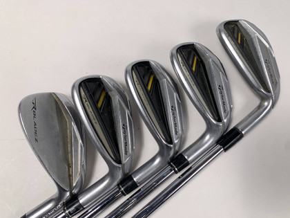 TaylorMade RocketBladez Iron Set 7-PW+AW RocketFuel 85g Regular Steel RH +1", 1 of 12