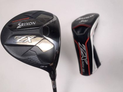 Srixon ZX MKII 3 Fairway Wood 15* HZRDUS RDX Smoke Red 6.0 60g Stiff Mens RH HC, 1 of 12