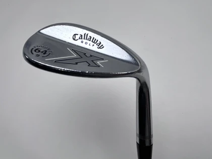 Callaway X Forged Chrome Lob Wedge 64* 9 Bounce Wedge Steel Mens RH Midsize Grip, 1 of 12