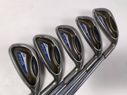 Ping G2 Iron Set 6-PW Red Dot 1* Flat TFC 100 Regular Steel Mens RH - No 9 Iron, 1 of 12