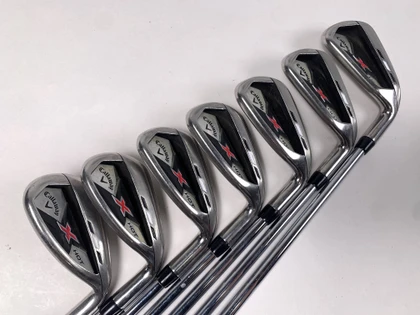 Callaway X Hot 19 Iron Set 6-PW+GW+SW True Temper Speed Step 85g Regular RH, 1 of 12
