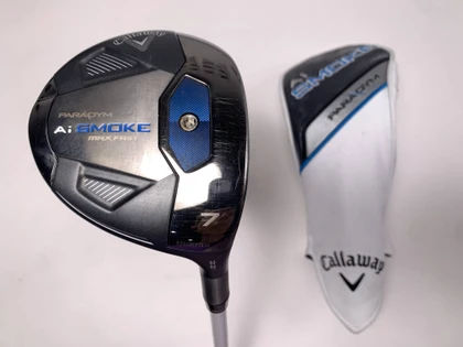 Callaway Paradym Ai Smoke Max Fast 7 Fairway Wood 22* Eldio 40g Ladies RH HC, 1 of 12