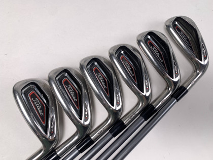 Titleist 716 AP1 Iron Set 6-PW+GW Mitsubishi Rayon Kuro Kage 65g Regular RH, 1 of 12