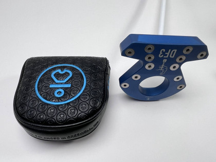 L.A.B. Golf DF3 Armlock Putter 37.5" 72* ACCRA Blue Mens RH HC, 1 of 12
