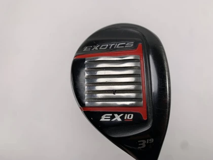 Tour Edge Exotics EX10 3 Hybrid 19* Graphite Design Tour AD Exotics 56g Stiff RH, 1 of 12