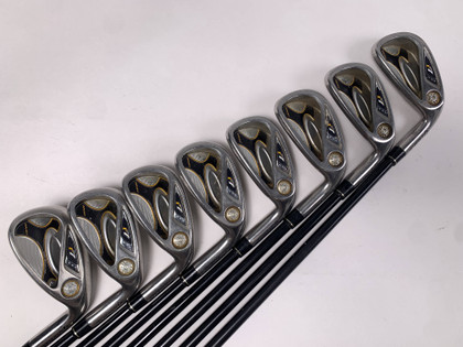 TaylorMade R7 Iron Set 4-PW+SW REAX 55g Regular Graphite Mens RH, 1 of 12