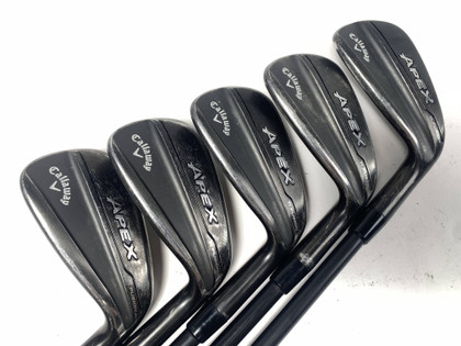 Callaway Apex TI Fusion Iron Set 7-PW+AW AutoFlex SF405 Regular Graphite Mens RH, 1 of 12