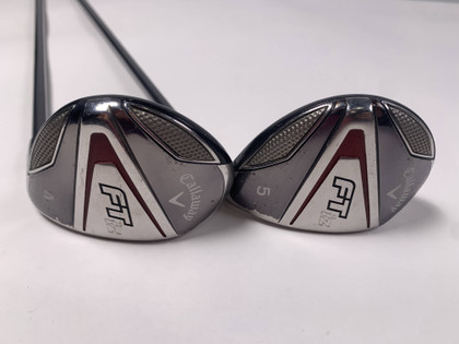 Callaway FT-iZ 4 & 5 Hybrid Set 24* 27* 50g Ladies Graphite Womens RH, 1 of 12