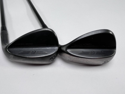 Titleist Vokey SM9 Jet Black Wedge Set 54* 12 60* 14 Project X LZ 6.0 Stiff RH, 1 of 12