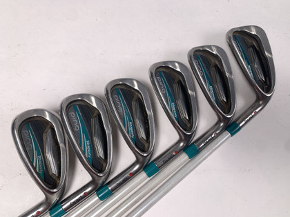 Ping Rhapsody 2015 Iron Set 6-PW+GW Red Dot 1* Flat ULT220 Lite Ladies RH, 1 of 12