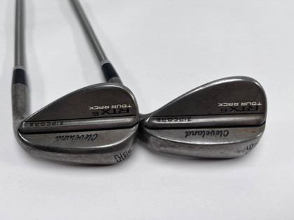Cleveland RTX 6 ZipCore Tour Rack Raw Wedge Set 52*10 56*10 SteelFiber XStiff RH, 1 of 12
