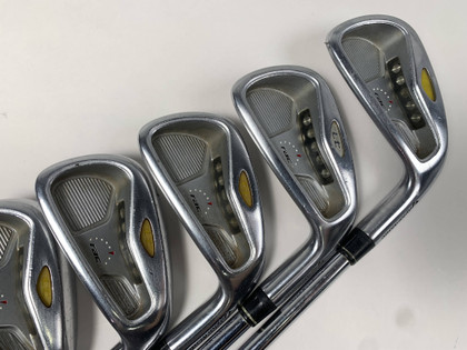 TaylorMade Rac LT 2005 Iron Set 4-PW T-Step Professional 110g Stiff RH, 1 of 12