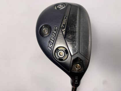 Cobra KING Tec 2021 3 Hybrid 19* Accra FX 100H M3 Blue Regular Graphite Mens RH, 1 of 12
