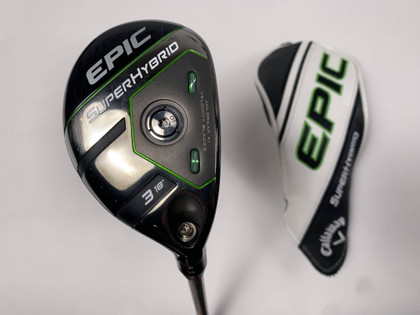 Callaway EPIC Super 3 Hybrid 18* AeroTech SteelFiber FC 75 F3 Regular RH HC, 1 of 12
