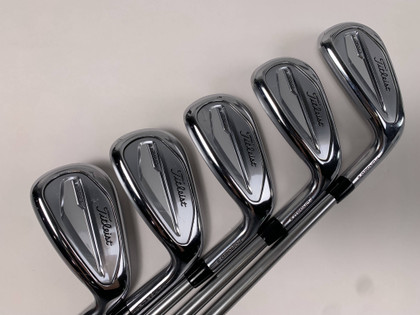 Titleist T350 2023 Iron Set 7-PW+AW Fubuki MV Series 50g Senior Graphite Mens RH, 1 of 12