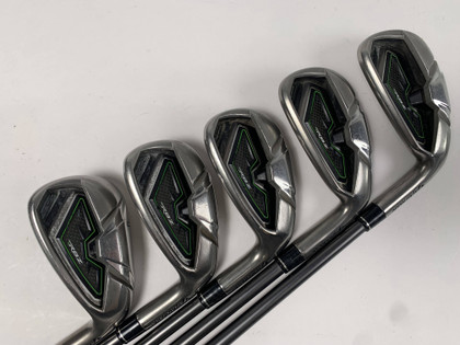 TaylorMade RocketBallz Iron Set 6-PW 65g Stiff Graphite Mens RH, 1 of 12