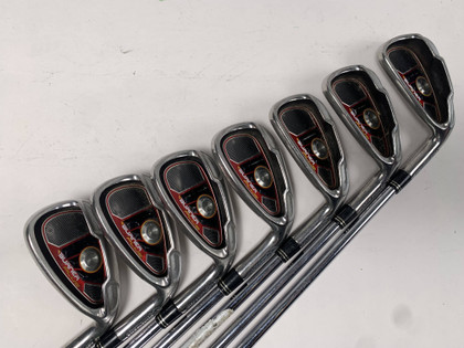 TaylorMade Burner Plus Iron Set 5-PW+GW Burner Superfast 85g Stiff Steel Mens RH, 1 of 12