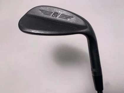 Titleist Vokey SM9 Jet Black Sand Wedge SW 56* 10 Bounce S-Grind Wedge RH, 1 of 12