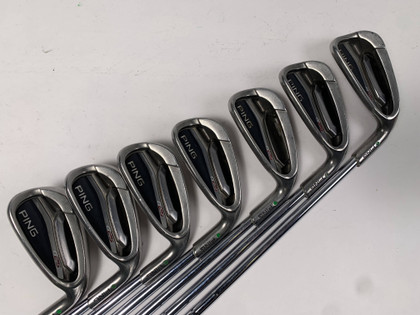 Ping G25 Iron Set 5-PW+GW Green Dot 2* Up CFS Stiff Steel Mens RH Midsize Grips, 1 of 12