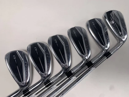 TaylorMade Qi Iron Set 5-PW Fujikura Speeder NX 50g Senior Graphite Mens RH NEW, 1 of 12
