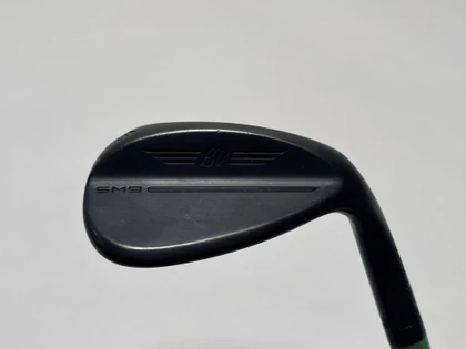 Titleist Vokey SM9 Jet Black Wedge 56* 12 D-Grind Accra iSeries 130g Steel RH, 1 of 12