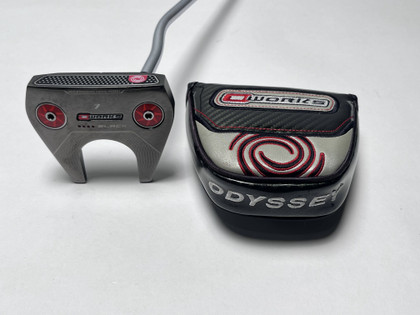 Odyssey O-Works Black 7 Putter 34" SuperStroke Pistol 2.0 Mens RH HC, 1 of 12