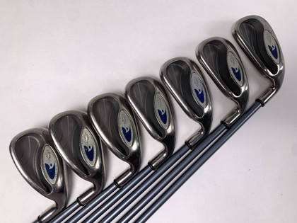 Callaway Hawkeye Iron Set 4-PW Firm Graphite Mens RH Midsize Grips, 1 of 12