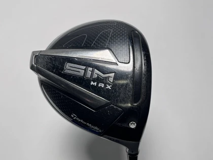 TaylorMade SIM MAX Driver 10.5* Project X HZRDUS Smoke 6.0 Black 70g Stiff RH, 1 of 12