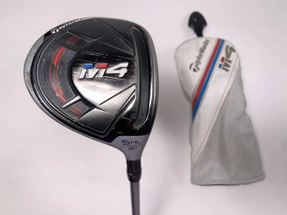 TaylorMade M4 5 Fairway Wood 21* REAX 45g Ladies Graphite Womens RH HC, 1 of 12