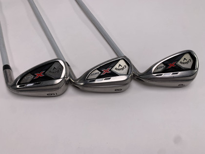 Callaway X Hot 19 Iron Set 8-PW 75g Regular Graphite Mens RH Midsize Grips, 1 of 12