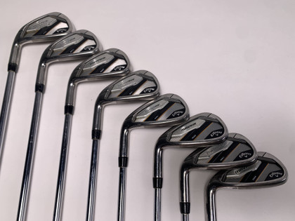 LEFTY Callaway Mavrik Max Iron Set 4-PW+GW Elevate VSS Pro 105g Stiff LH +1.5'', 1 of 12