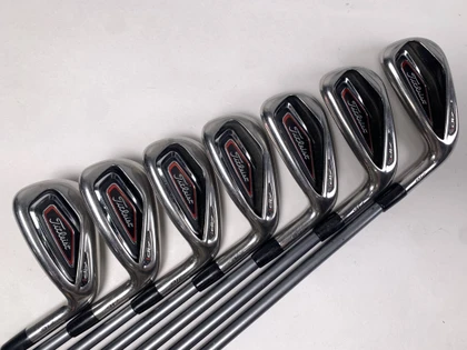 Titleist 716 AP1 Iron Set 5-PW+GW Mitsubishi Rayon Kuro Kage 65g Regular RH, 1 of 12