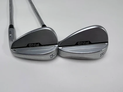 Ping s159 Chrome Wedge Set 54* 12 | 58* 8 Nippon Z-Z115 115g Wedge Steel Mens RH, 1 of 12