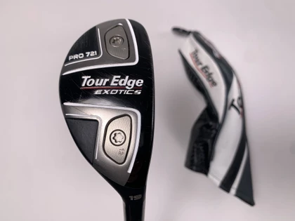 Tour Edge Exotics Pro 721 Hybrid 19* Accra TZ Five M5 95g Stiff Graphite Mens RH, 1 of 12