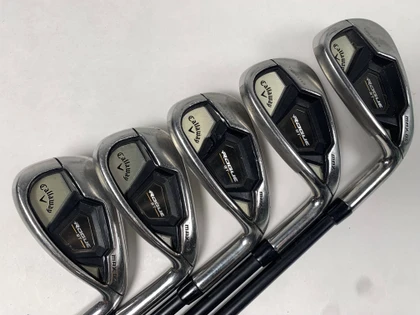 Callaway Rogue ST Max OS Lite Iron Set 7-PW+GW Cypher Forty 4.0 40g Ladies RH, 1 of 12