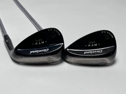 Cleveland 588 RTX 2.0 Black Satin Wedge Set 54* 10 | 60* 10 True Temper DG Wedge, 1 of 12