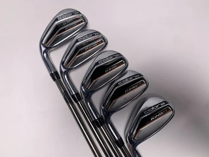 LEFTY Cobra KING F7 Iron Set 6-PW UST Mamiya Recoil ES 460 F4 Stiff LH, 1 of 12