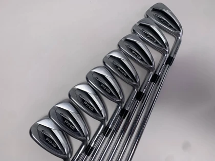Ping G425 Iron Set 4-PW+GW Black Dot AWT 2.0 Stiff Steel Mens RH, 1 of 12
