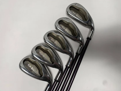 Callaway Big Bertha 2004 Iron Set 6-PW Big Bertha Gems 65i Ladies RH Undersize, 1 of 12