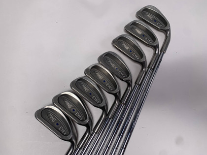 Ping Eye 2 Iron Set 3-PW Blue Dot 1* Up Karsten ZZ-Lite Stiff RH, 1 of 12