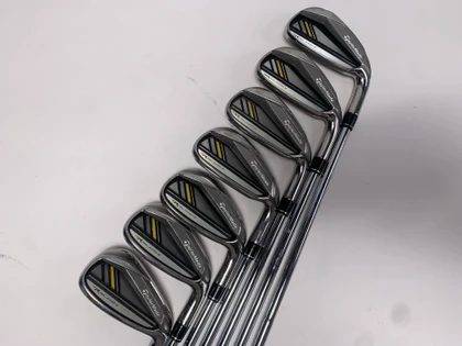 TaylorMade RocketBladez Iron Set 4-PW RocketFuel Regular Steel Mens RH, 1 of 12