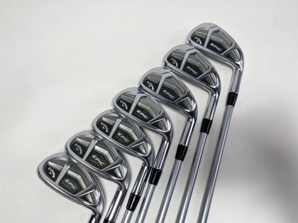 Callaway Epic Iron Set 5-PW+AW Fujikura Vista Pro 50 Ladies Graphite Womens RH, 1 of 12