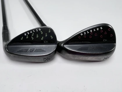 Titleist Vokey SM10 Jet Black Wedge Set 52* 12 | 56* 10 LZ 6.5 Black XStiff RH, 1 of 12