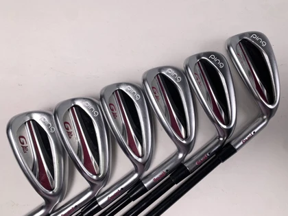Ping G LE 2 Womens Iron Set 6-PW+GW Black Dot Fujikura Vista Pro 50 Senior RH, 1 of 12
