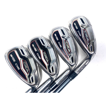 Adams Idea A12 OS Iron Set 7-PW Grafalloy ProLaunch Blue 55g Senior RH +1/2'', 1 of 12