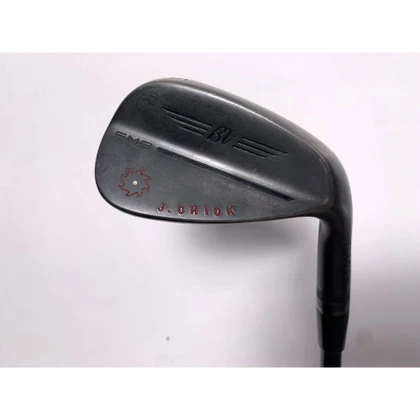 Titleist Vokey SM9 Jet Black Wedge Works Gap Wedge GW 46* 10 F TT DG Stiff RH, 1 of 12