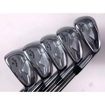 Callaway X Forged Max 2025 Iron Set 6-PW AeroTech SteelFiber i95 CW Stiff RH, 1 of 12