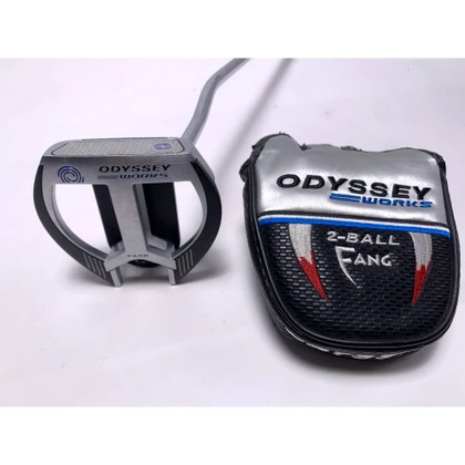 Odyssey Works Versa 2-Ball Fang Putter 38.5" Mens RH HC, 1 of 12