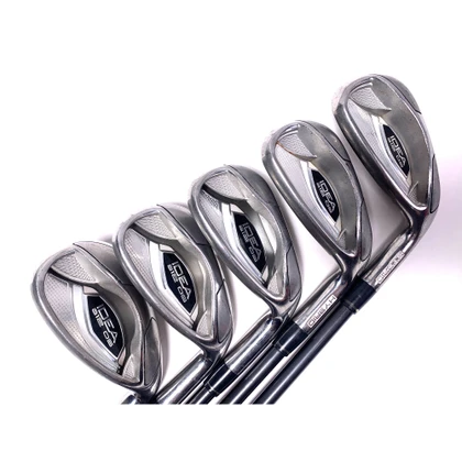 Adams Idea A12 OS Iron Set 7-PW+SW Idea Womens 50g Ladies Graphite Womens RH, 1 of 12
